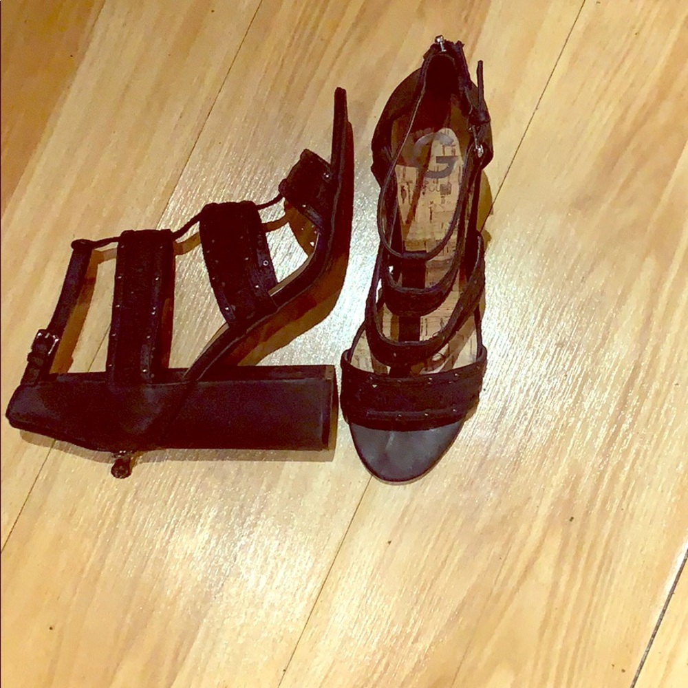 Black Guess Heels